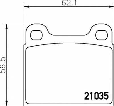 HELLA PAGID 8db355017441 -  Комплект тормозных колодок, дисковый тормоз